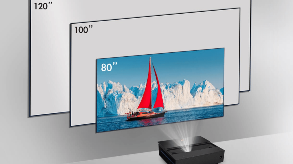 BenQ-V7050i-projector-screen-size