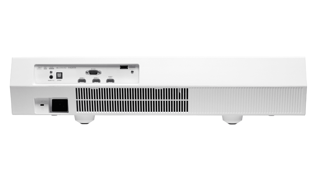 Optoma-CinemaX-D2-Smart-projector-back-and-connectivity
