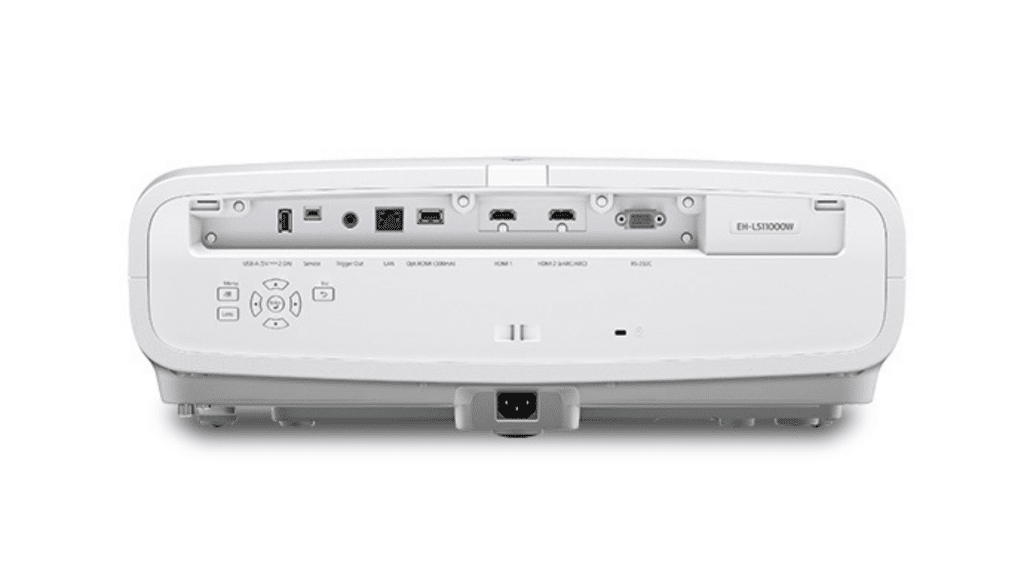 Epson-LS11000-projector-connectivity-and-back